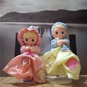 Collectible Dolls - Pink and blue